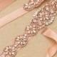 Crystal Rhinestone Pearl Bridal Sash/ Embellish Sash / Wedding Sash/ Bridal Belt/ Crystal Wedding sash