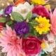 Custom Paper Colorful Bridal Bouquet - Rainbow Colors