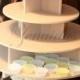 Cupcake Stand Large Round 150 Cupcakes Threaded Rod and Freestanding Style MDF Wood Unpainted Cupcake Tower Display Stand Birthday Wedding