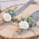 Rustic Eucalyptus Wedding Cake Serving Set 