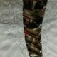 CAMO Ribbon Ties+Camo CORSET Ties  with Accent colors to add to your Traditional wedding dress