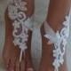 EXPRESS SHIPPING 6 COLORS Beach wedding barefoot sandals wedding shoes beach shoes bridal accessories beach anklets Bridesmaid gift