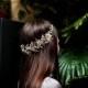 Exclusive very long Wedding vine, bridal wreath, wedding headpiece, Bridal Headpiece, Wedding Hair Accessories, bridal wreath, wreath, vine