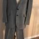 Vintage Adams Row Steel Gray Men's Suit