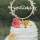 You and Me cake topper, Love Cake Topper, We do cake topper, Cute wedding cake topper, Lesbian wedding cake topper