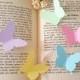 Butterfly die cuts,Pastel colors Butterfly Cut outs,Lavender Butterfly Cut outs,Wedding Decor,Paper butterflies,Spring decorations