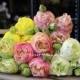 JennysFlowerShop 14'' Silk Rannunculus Artificial Flower Bunch Wedding Home Decorations