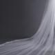 Elegant Cathedral Wedding Veil,Long Lace Veil,Mantilla Veil with Lace Edge Around,Bridal Veil