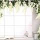 Greenery Wedding flower Garland 5.5 feet/ Flower arch / Flower Cascades / Wisteria Garland / Greenery Garland / Wedding Backdrop / Garland