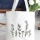 Reusable grocery tote bag with zipper. Market bag. Shopping tote bag