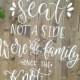 Choose A Seat - Not A Side // Wedding Sign // Ceremony Sign // Open Seating Sign
