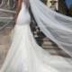 White  Bridal Veil, Fingertip LengthVeil,Beaded White Wedding veil,over face bridal accessories