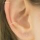 MOTHER DAY - Diamond Cut Ear Cuff - Silver Ear Cuff - Non Pierced Earring - Clip On Cartilage Ring