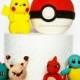 Pokemon cake kit.  Pikachu. Charmander. Squirtle. Bulbasaur. Pokeball