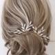 Bridal hair pins gold hair comb Wedding Hair Piece Wedding Hair accessories Gold Leaf hair comb bridal hair comb gold hair pins hair vine