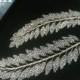Silver leaves for bride greece style