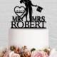 Wedding Cake Topper,Joker and Harley Quinn Cake Topper,Mr And Mrs Cake Topper,Custom Cake  Topper,Last Name Topper,Personalized Initials