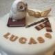 Edible Handmade Hedwig Owl Harry Potter Style Unnoficial Cake Topper Birthday Decoration