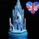 25cm 3D Frozen Ice Castle Cake Topper. Princess*Fantasy*Fairytale*Wedding/Birthday Party*Elsa*Anna*Glitter*Snowflakes. UK Seller.