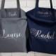 Personalised Wedding Bags~Wedding Role Tote Bags~Bridesmaid Gift~Present for Bride~Hen Party Gifts~Cotton Canvas Eco-friendly Shopping Bag