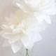 Dahlia Paper Flowers-Wedding Flowers, Paper Flower Bouquet,Bridesmaid Bouquet, Bridal Shower,Cake Topper, Baby Shower, Bridal Bouquet