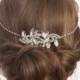 Art Deco Wedding Headpiece - Bridal Hair Accessory - Art Deco Tiara - Vintage Wedding Headpiece - Silver Circlet - 1930s Wedding Dress