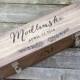Custom rustic wood wine box, wedding memory or love letter box, wedding wine box ceremony, wooden wine crate, housewarming anniversary gift