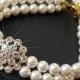 White Pearl Bridal Bracelet, Pearl Cuff Bracelet, Swarovski Pearl Gold Bracelet, Wedding Pearl Bracelet, Bridal Jewelry, Pearl Gold Bracelet