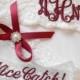 MONOGRAMMED Wedding Garter MONOGRAMMED Bridal Garter Floral Stretch Lace Bridal Garter Single Garter