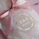 Foil Wedding Stickers, Rose Gold Wedding Stickers, Wedding Stickers for envelopes, Custom Favor Stickers, Personalised stickers, D5