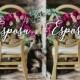 Esposa Esposo  Spanish wedding chair signs - Wedding chair signs. Chair Signs Set- Please Send your phone number in the "NOTE to the seller"