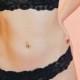 Black Lace Lingerie- Sheer Bralette- Sexy open back bra