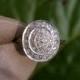 Rose cut Diamonds and 18k white gold Edwardian Engagement Ring, 1960, France