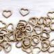 100pcs Wooden Heart Confetti Rustic Scatter Hearts Wedding Table Decoration