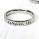 Bible Verse Colossians 3:13 Ring/Cross Ring(4mm and 6mm width)/(US size 4-16)/engraving inside sold separately