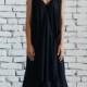 20% OFF Maxi Black Dress/Plus Size Dress/Casual Summer Dress/Asymmetric Long Tunic/Oversize Tunic Dress/Plus Size Maxi Dress by METAMORPHOZA