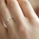 Small Minimalist Womens Silver Ring, Delicate Promise Ring, Simple Promise Ring for Her, Minimalist Silver Promise Ring, Small Promise Ring