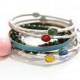 Boho Jewelry Stacking Bracelets, Boho Cuff Bracelet, Silver Boho Bracelet Gifts for Women, Boho Jewelry Gift, Boho Stacking Cuff Bracelet