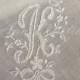 Keepsake K Initial HAND MONOGRAM Hankie Handkerchief UNUSED Vintage Stock Monogrammed Wedding Bridal