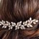 Rhinestone Wedding Hair Piece Gold Wedding Hair Vine Gold Hair Accessory Bridal Silver Hair Vine Crystal Hairpiece Wedding Headpiece Jewelry