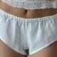 Linen French Knickers Women's/ Organic Panties-Shorts of Low Rise/ Linen Underwear and Sleepwear/ Luxury Linen for Her