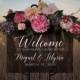 Custom Wood Welcome to Our Happily Ever After Sign Personalized for Weddings Receptions And Events Handmade Welcome Sign