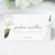 Rustic Wedding Place Cards Template 