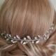 Wedding Crystal Hair Piece, Bridal Hair Vine, Wedding Rhinestone Headpiece, Crystal Hair Jewelry, Bridal Hair Accessories Crystal Hair Piece