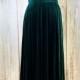 EMERALD VELVET Infinity Dress/ Bridesmaids Dress/ Convertible Dress / Multiway Dress/ Multiway Wrap Dress / Velvet Bridesmaids Dress