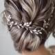 Bridal hair vine  Bridal hair accessories Blue Opal Bridal hair vine Wedding hair piece Wedding hair Accessories Wedding hair vine