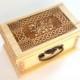 Dragon Latched Wooden Box : Free Engraved Personalization Celtic Welsh Dragon Box