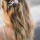 Bridal hair vine, Extra long flower hair vine, Flower Hair comb, Wedding hair pieces for bridesmaid