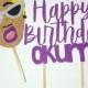 Cardi B Cake Topper - Happy Birthday Okurrr