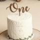 Wooden "Age" Cake Topper - Birthday / 1st / 2nd / One / Two / Three Party Decoration